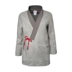 Topo Designs Women's Global Wrap Sweater - Gray - Small